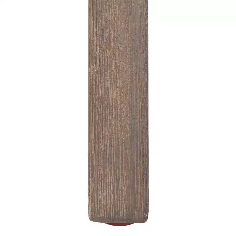 Estante de almacenamiento de madera de acacia de 2 niveles, beige/gris, interior/exterior, montaje para 1 persona